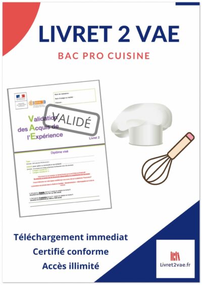 Livret 2 VAE BAC Pro - Cuisine - ref(AFF130421HENLAU)