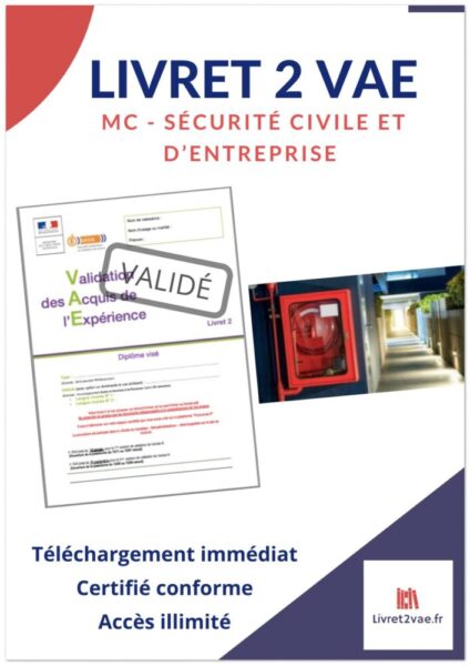 Livret 2 VAE MC - Sécurité Civile et d'Entreprise - ref(AFF160120LAUHUB)
