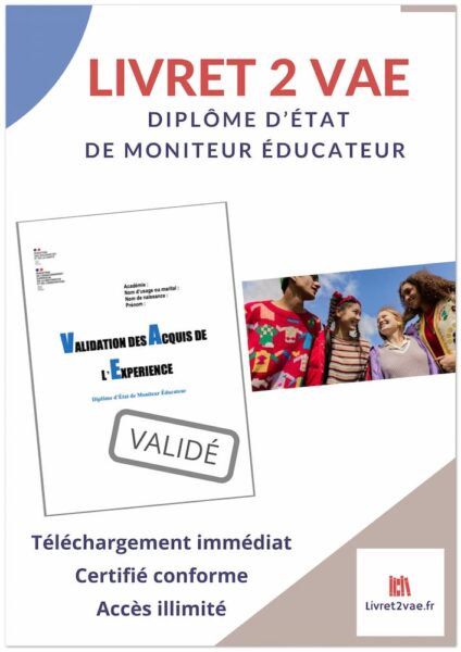 Livret 2 VAE DEME Moniteur Educateur - ref(AFF110722GABSAG)
