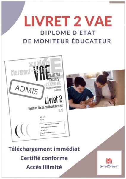 Livret 2 VAE DEME Moniteur Educateur - ref(AFF290823CYNSAU)