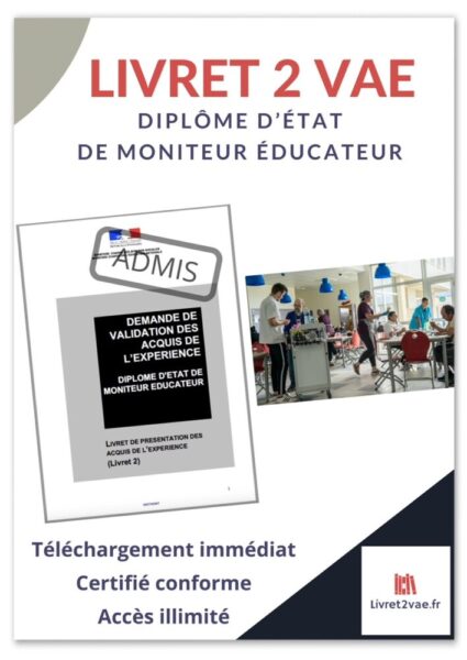 Livret 2 VAE DEME Moniteur Educateur - ref(AFF080224VANLEM)