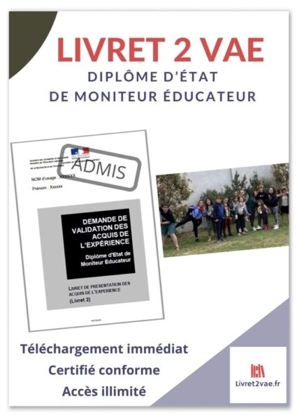 Livret 2 VAE DEME Moniteur Educateur - ref(AFF040324DANELM)