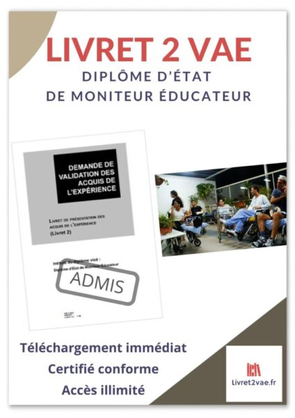 Livret 2 VAE DEME Moniteur Educateur - ref(AFF080425UGOCAR)